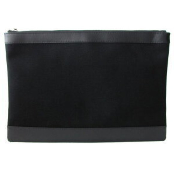 BALENCIAGA Clutch Bag Navy Blue Noir Black - Picture 1 of 3